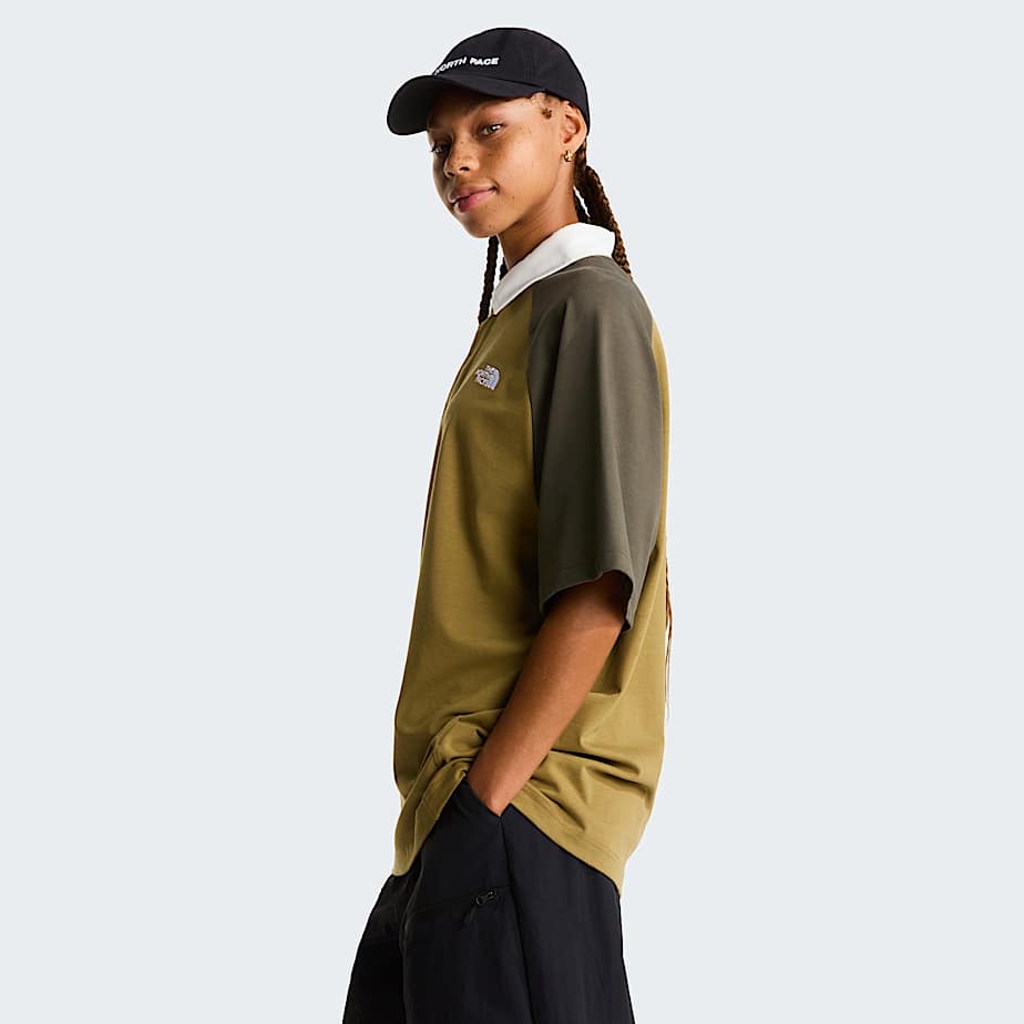 Rugby PoloShirt in Unisex TNF CedarNew Taupe Green ALT10