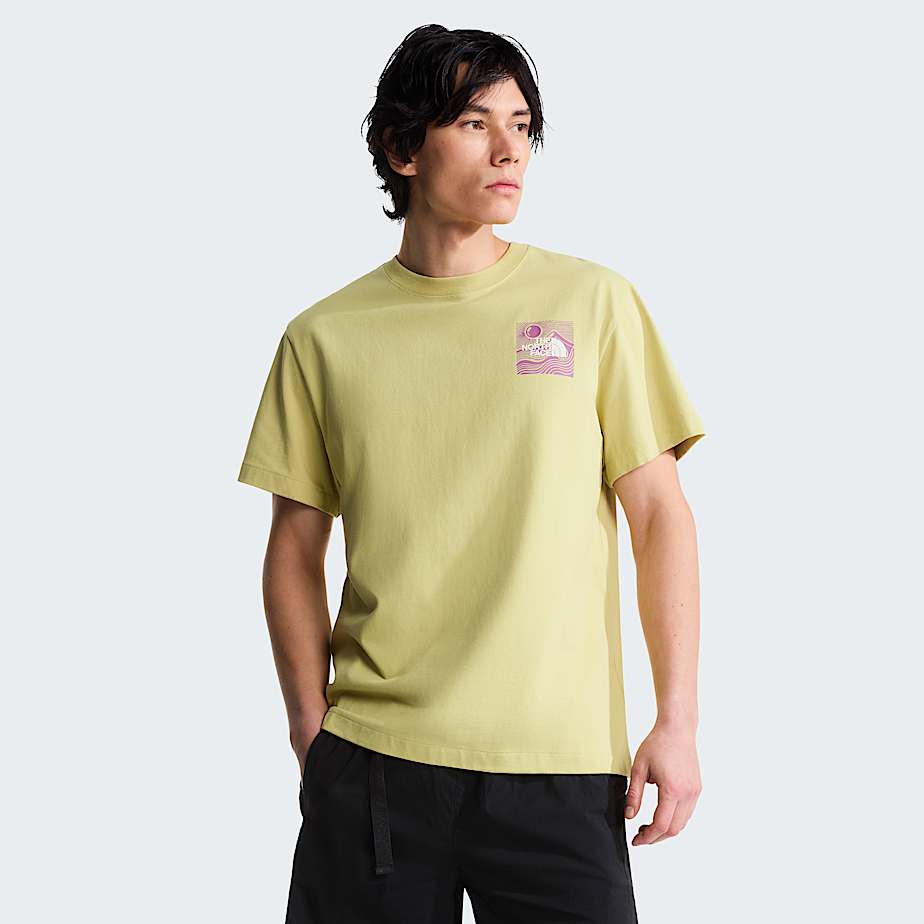 Uniseks Mountain Escape Relaxed Graphic Tshirt TNF ALT3