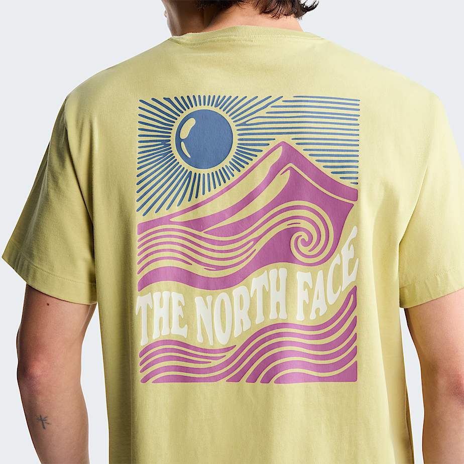 Uniseks Mountain Escape Relaxed Graphic Tshirt TNF ALT7