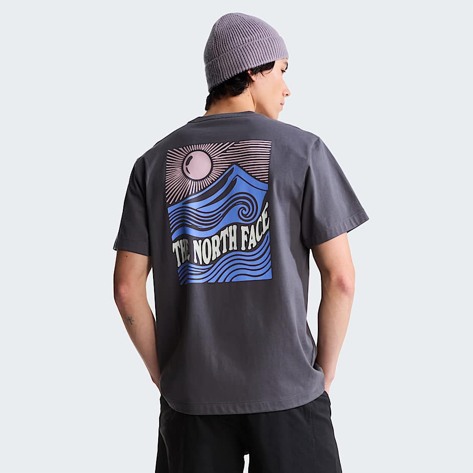 Mountain Escape relaxt geschnittenes TShirt mit Grafik Unisex TNF ALT2