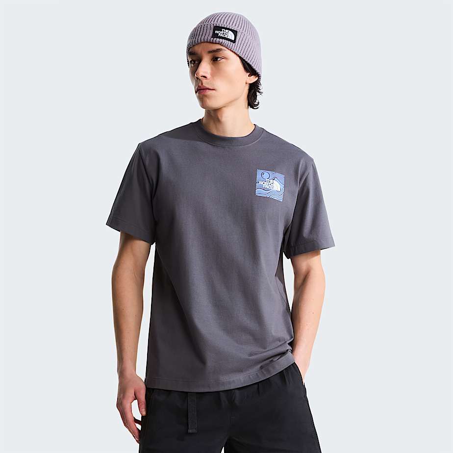 Mountain Escape relaxt geschnittenes TShirt mit Grafik Unisex TNF ALT3