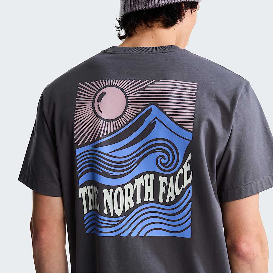 Mountain Escape relaxt geschnittenes TShirt mit Grafik Unisex TNF ALT7