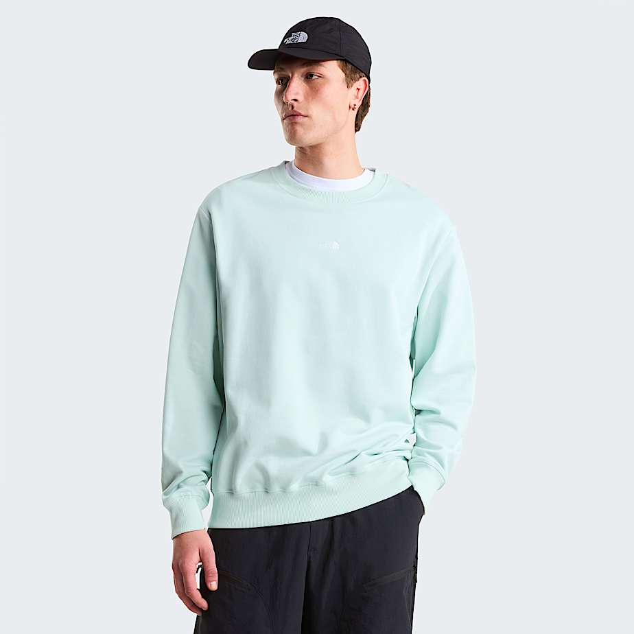 Unisex Essential Light Relaxed Sweatshirt TNF Opal Frost ALT2