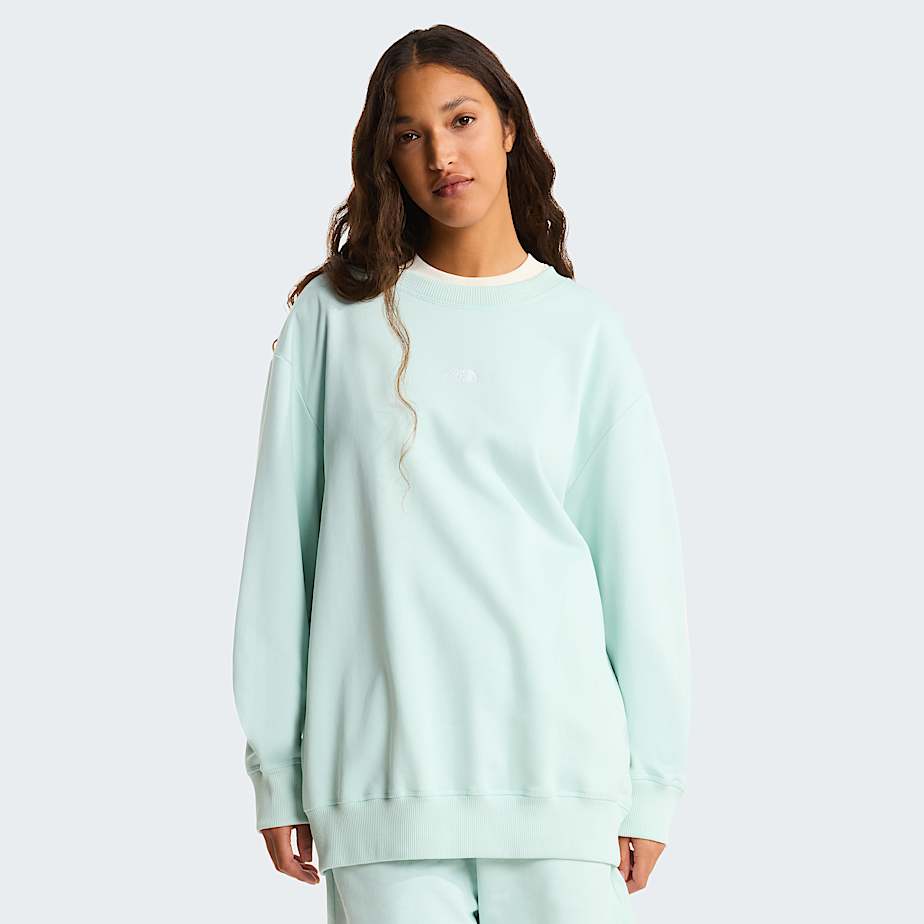 Unisex Essential Light Relaxed Sweatshirt TNF Opal Frost ALT8