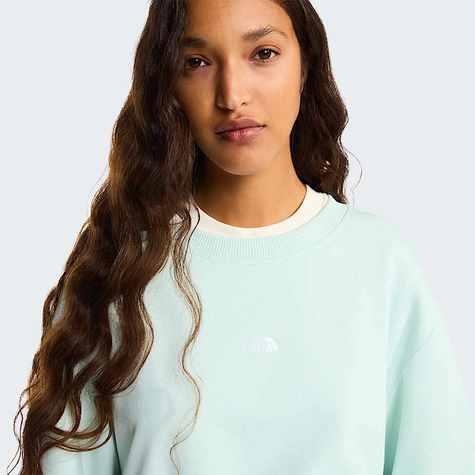 Unisex Essential Light Relaxed Sweatshirt TNF Opal Frost ALT12