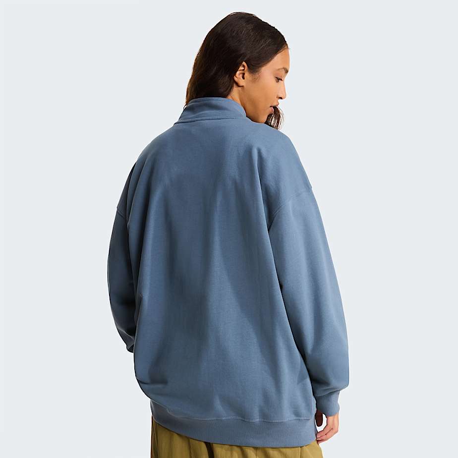 Unisex Essential Light Relaxed 14 Zip Sweatshirt TNF ALT11