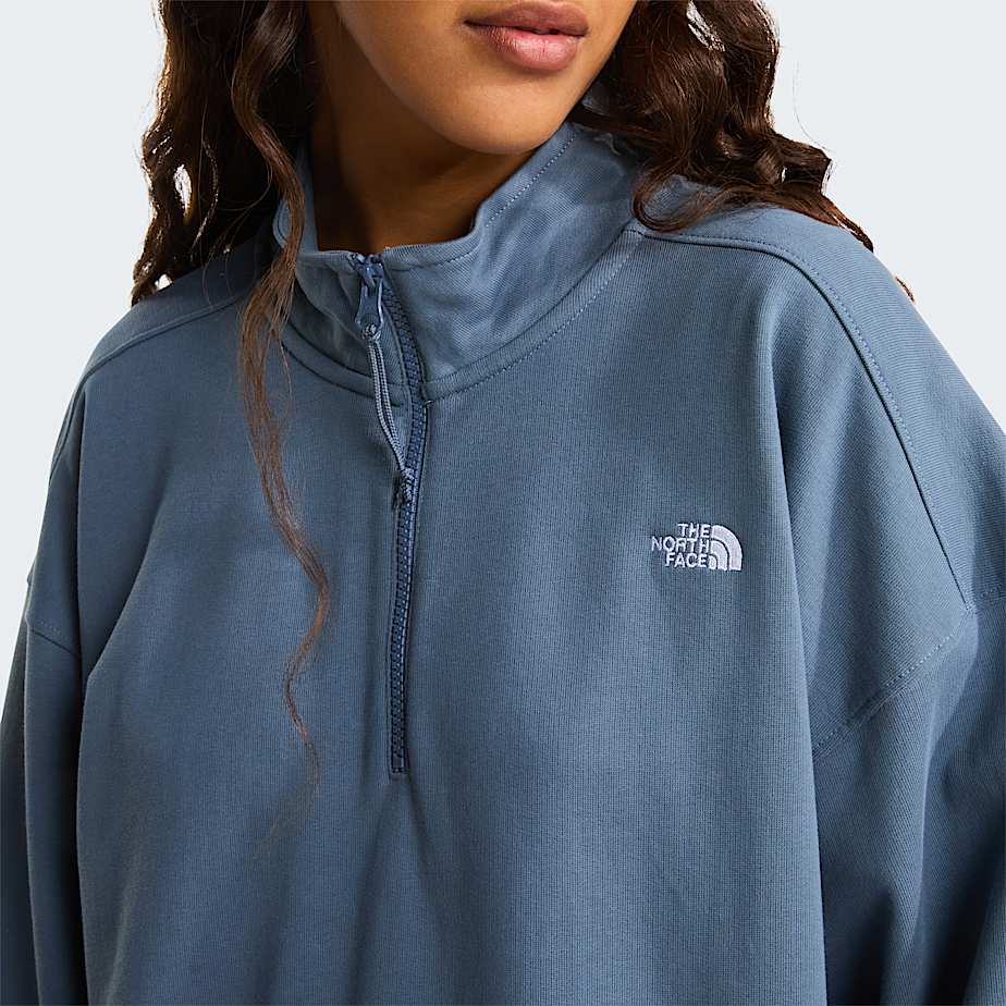Unisex Essential Light Relaxed 14 Zip Sweatshirt TNF ALT12