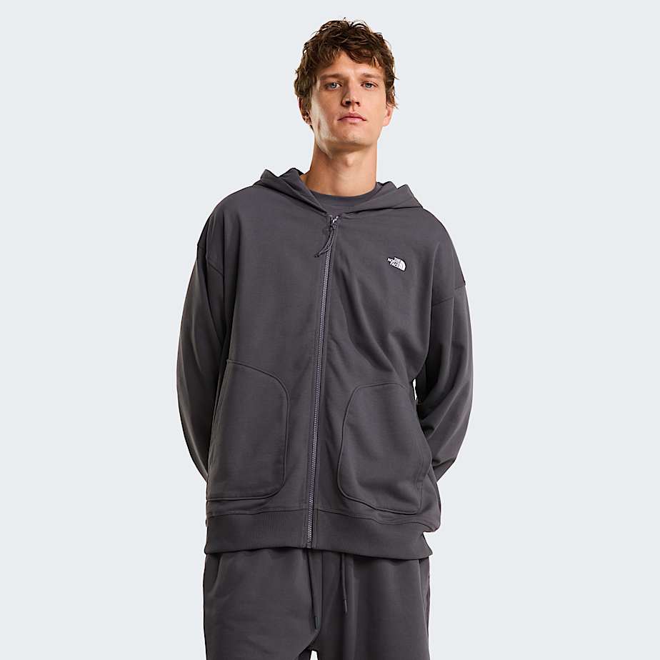 Unisex Essential Oversized Hoodie TNF Anthracite Grey ALT2