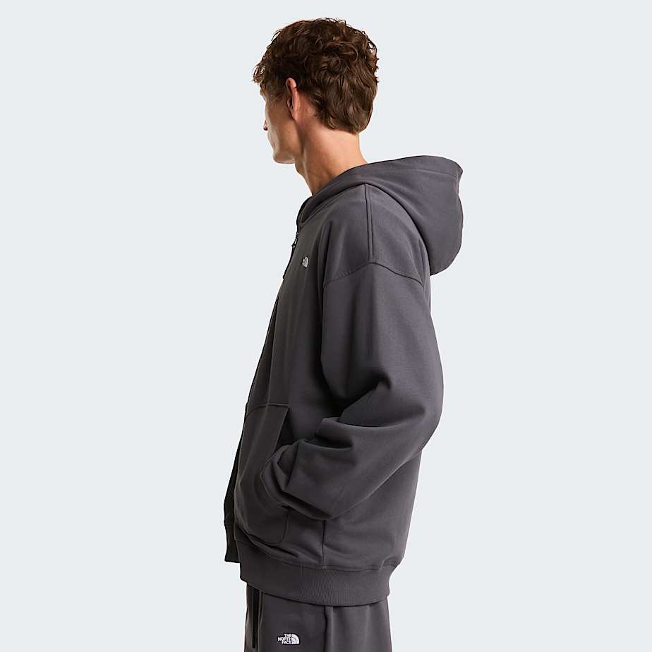 Unisex Essential Oversized Hoodie TNF Anthracite Grey ALT4