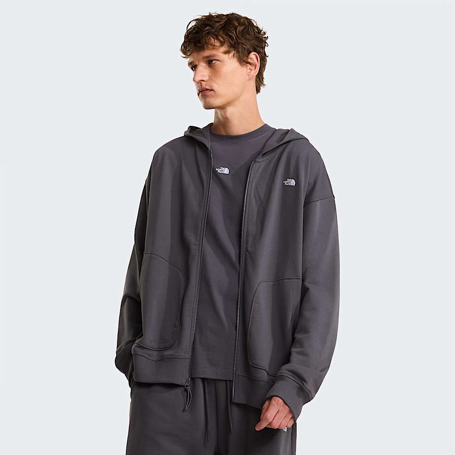 Unisex Essential Oversized Hoodie TNF Anthracite Grey ALT6