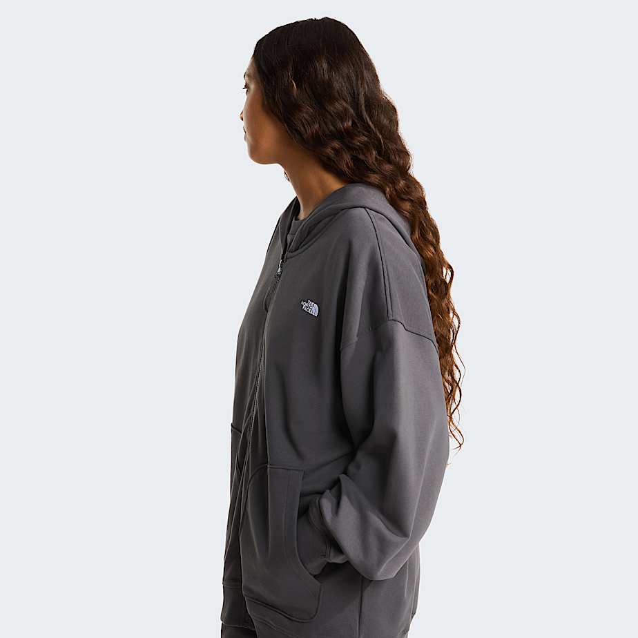 Unisex Essential Oversized Hoodie TNF Anthracite Grey ALT12