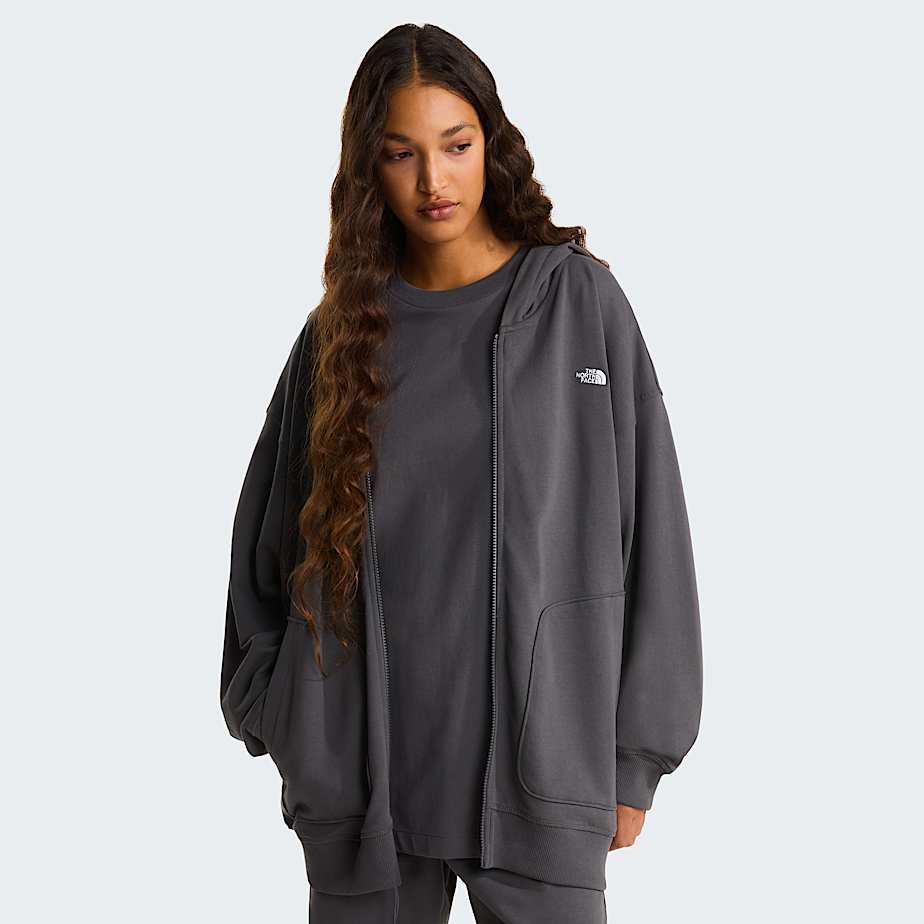 Unisex Essential Oversized Hoodie TNF Anthracite Grey ALT14