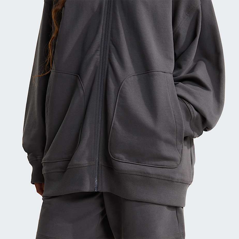 Unisex Essential Oversized Hoodie TNF Anthracite Grey ALT16