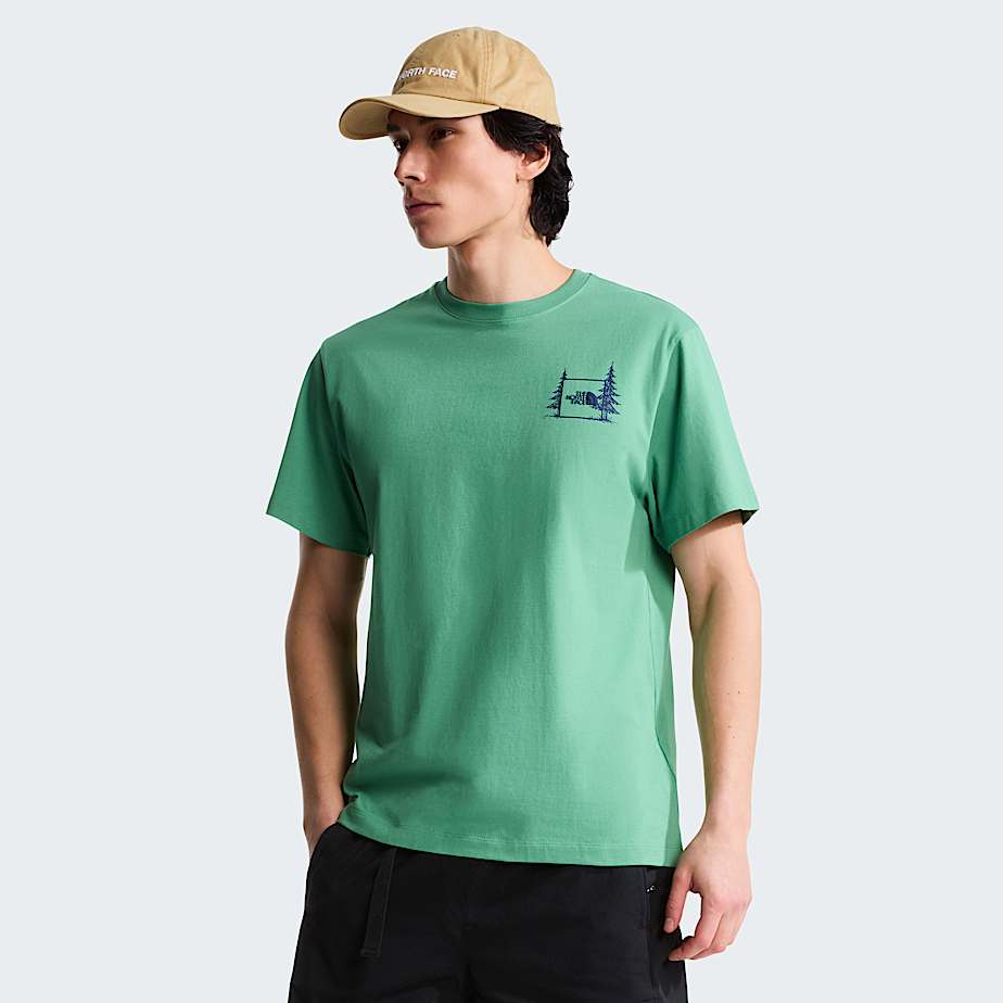 Tshirt dcontract graphique Camping unisexe TNF Dimmed Algae ALT3