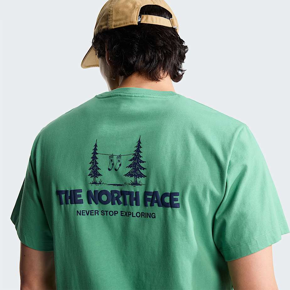 Tshirt dcontract graphique Camping unisexe TNF Dimmed Algae ALT7