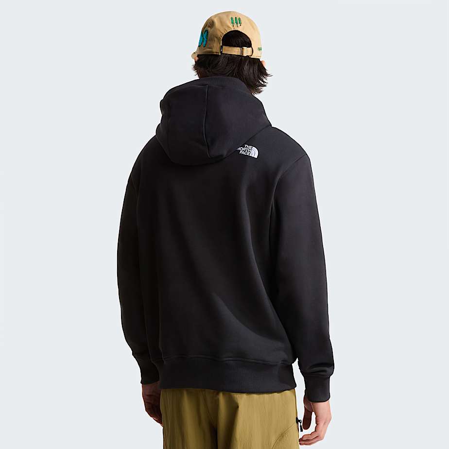 Unisex 60th Anniversary Patch Relaxed Hoodie TNF TNF Black ALT5