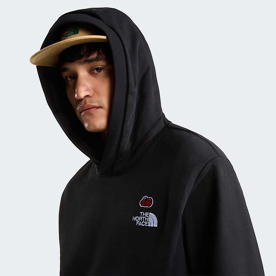 Unisex 60th Anniversary Patch Relaxed Hoodie TNF TNF Black ALT6