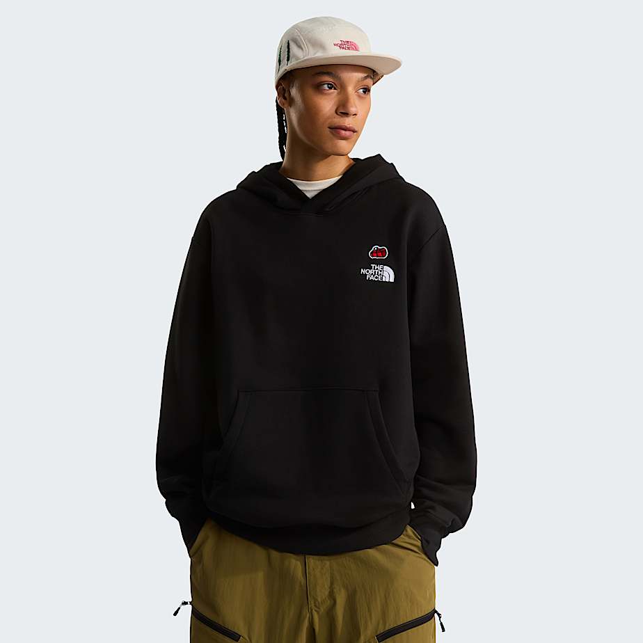 Unisex 60th Anniversary Patch Relaxed Hoodie TNF TNF Black ALT9