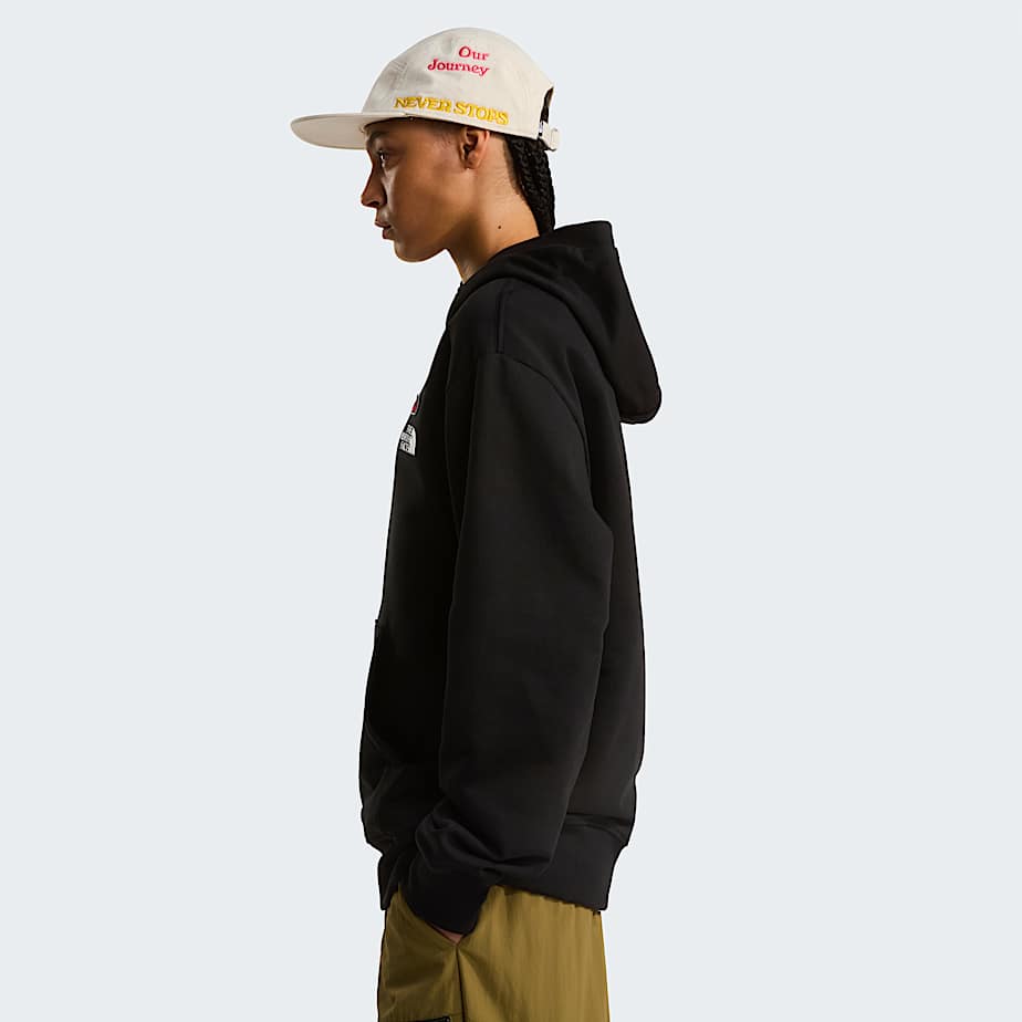 Unisex 60th Anniversary Patch Relaxed Hoodie TNF TNF Black ALT11