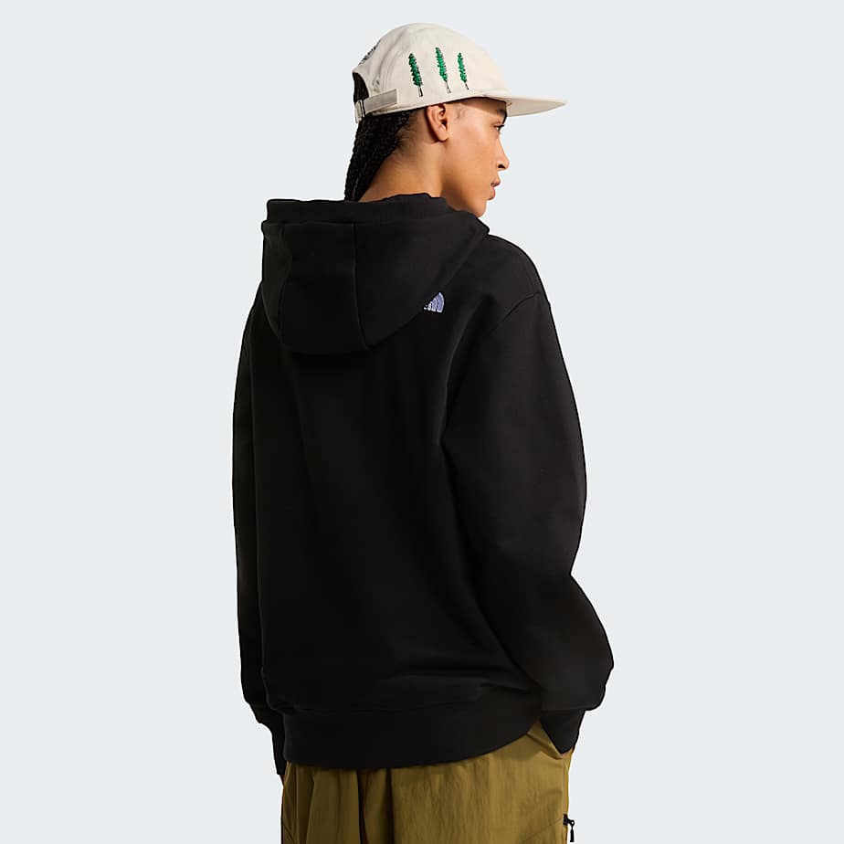 Unisex 60th Anniversary Patch Relaxed Hoodie TNF TNF Black ALT12
