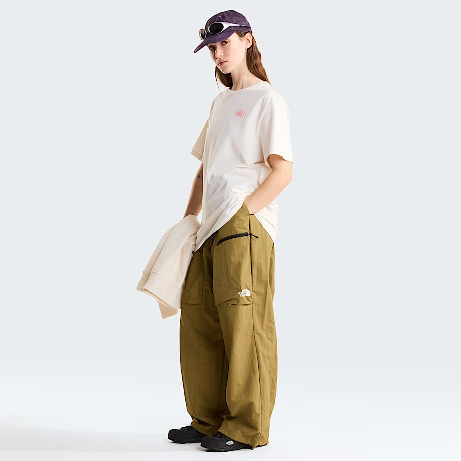 Unisex Flower Scribble Relaxed TShirt TNF ALT11