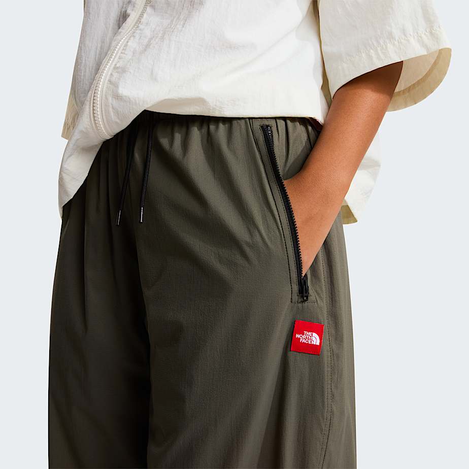 Unisex inpakbare Red Boxwindbroek TNF New Taupe Green ALT5