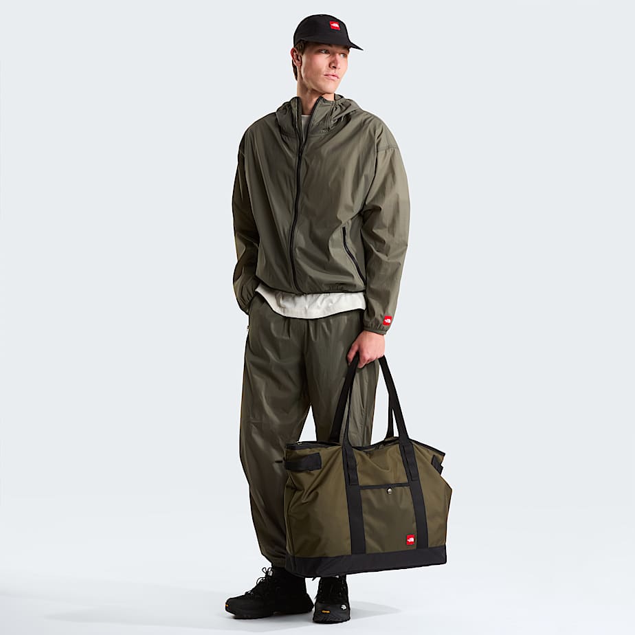 Unisex inpakbare Red Boxwindbroek TNF New Taupe Green ALT9