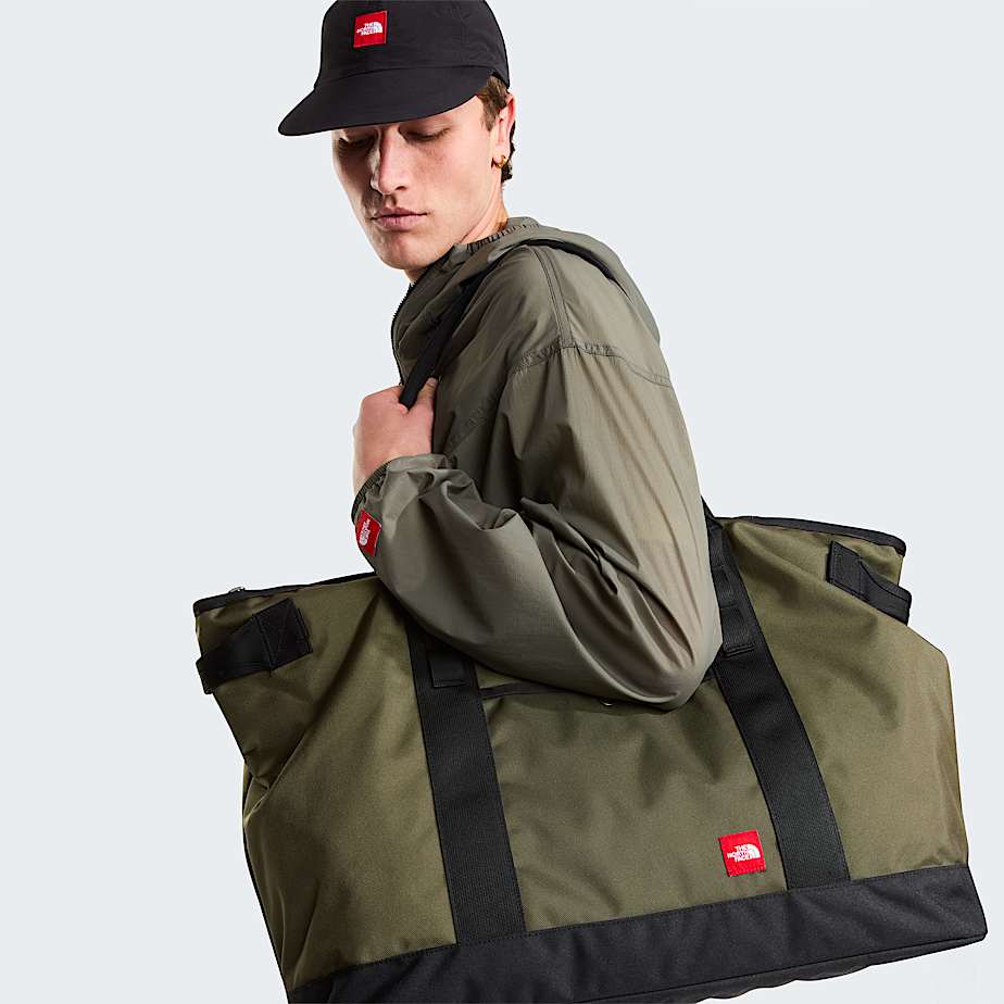 Unisex inpakbare Red Boxwindbroek TNF New Taupe Green ALT14