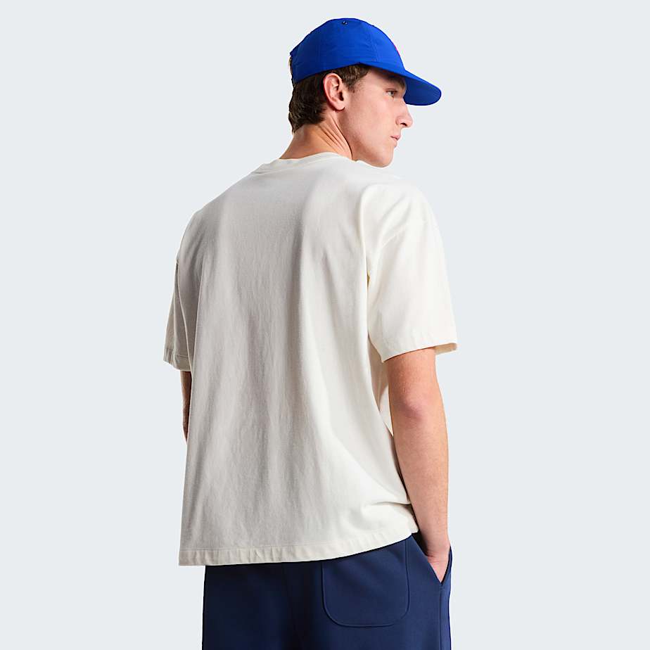 Tshirt de malha Red Box unissexo TNF White Dune ALT11