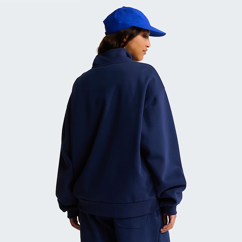 Unisex TNF Red Box 12 Zip Fleece TNF ALT4