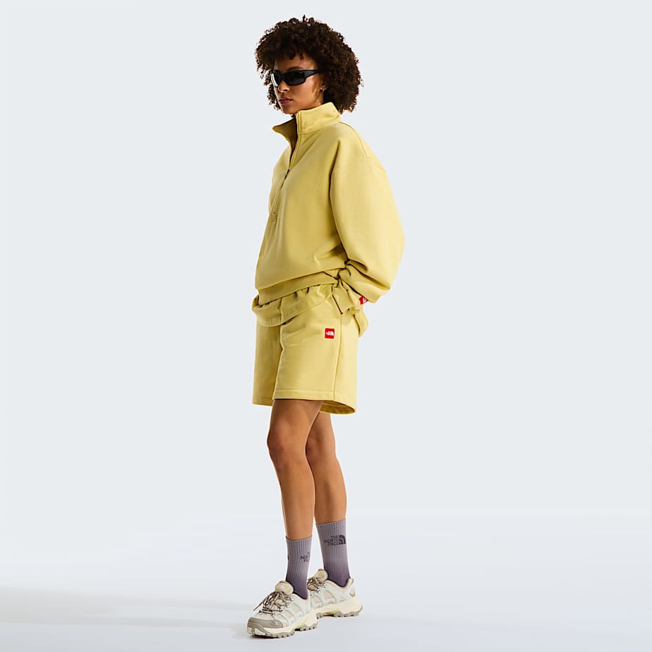 Unisex TNF Red Box 12 Zip Sweatshirt TNF Honeyed Sand ALT2