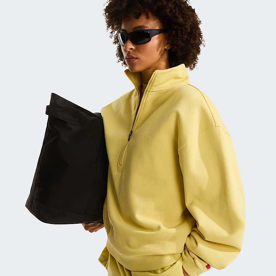 Unisex TNF Red Box 12 Zip Sweatshirt TNF Honeyed Sand ALT7