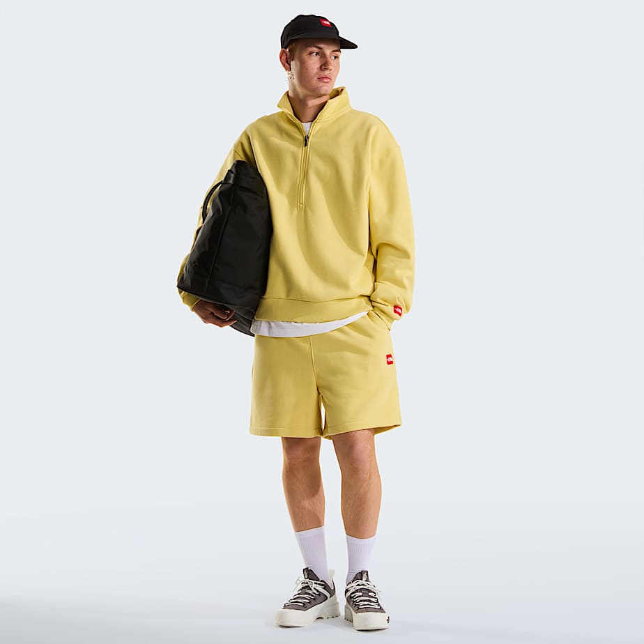 Unisex TNF Red Box 12 Zip Sweatshirt TNF Honeyed Sand ALT9
