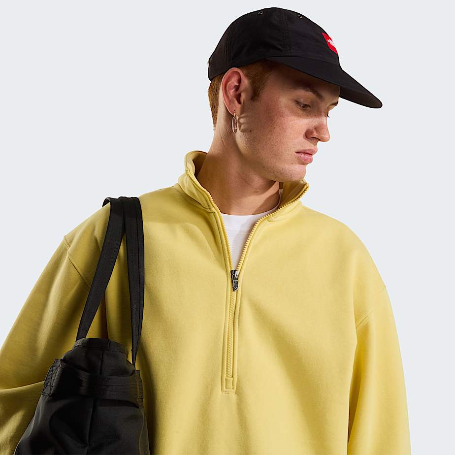 Unisex TNF Red Box 12 Zip Sweatshirt TNF Honeyed Sand ALT14