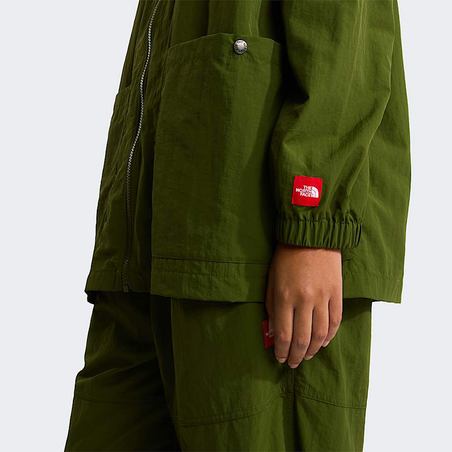 Unisex Red Box Nylon LongSleeve Shirt TNF ALT8