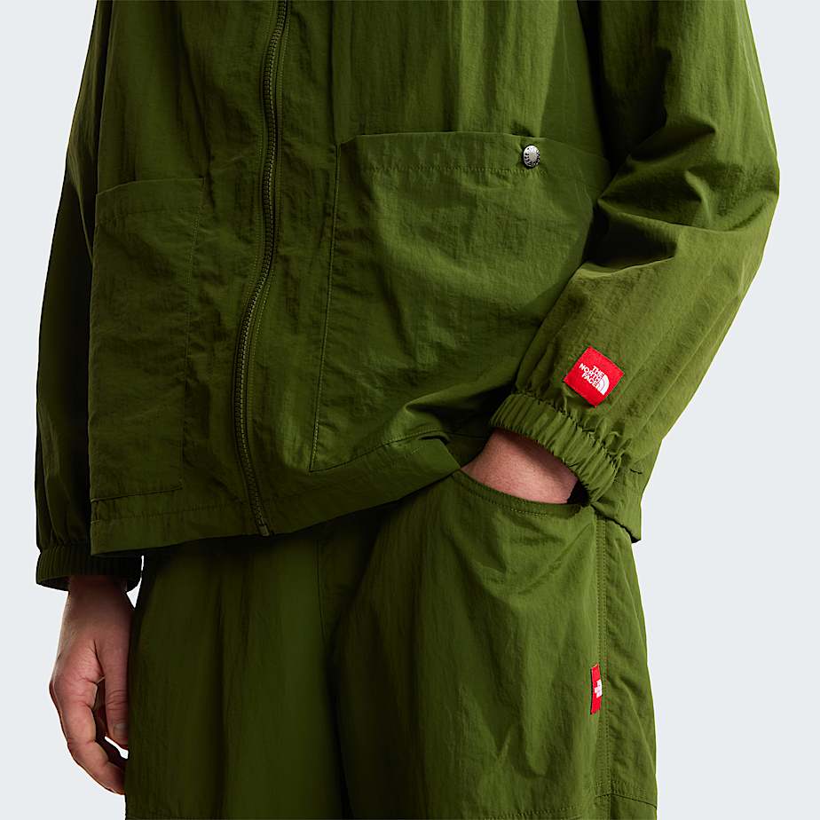 Unisex Red Box Nylon LongSleeve Shirt TNF ALT15