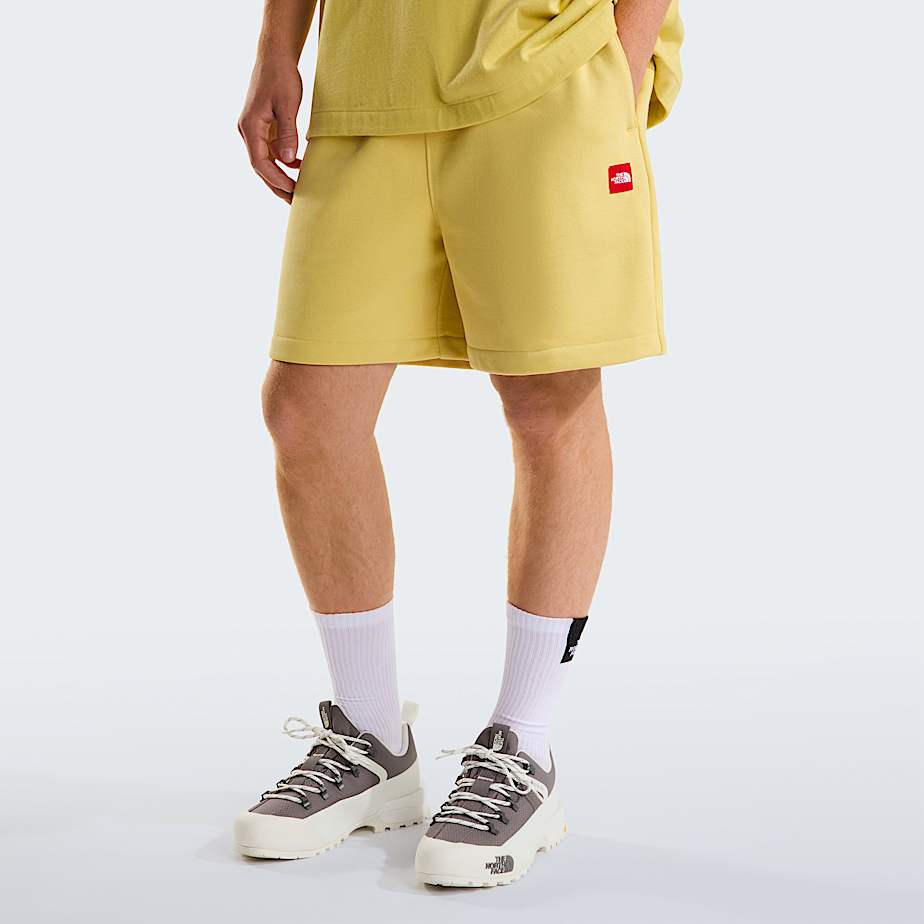 TNF Red Box Fleece Shorts Unisex TNF Honeyed Sand ALT6