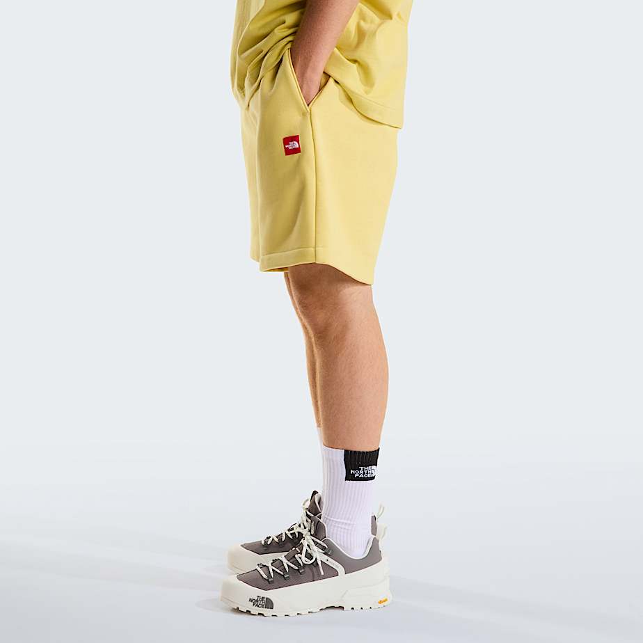 TNF Red Box Fleece Shorts Unisex TNF Honeyed Sand ALT8