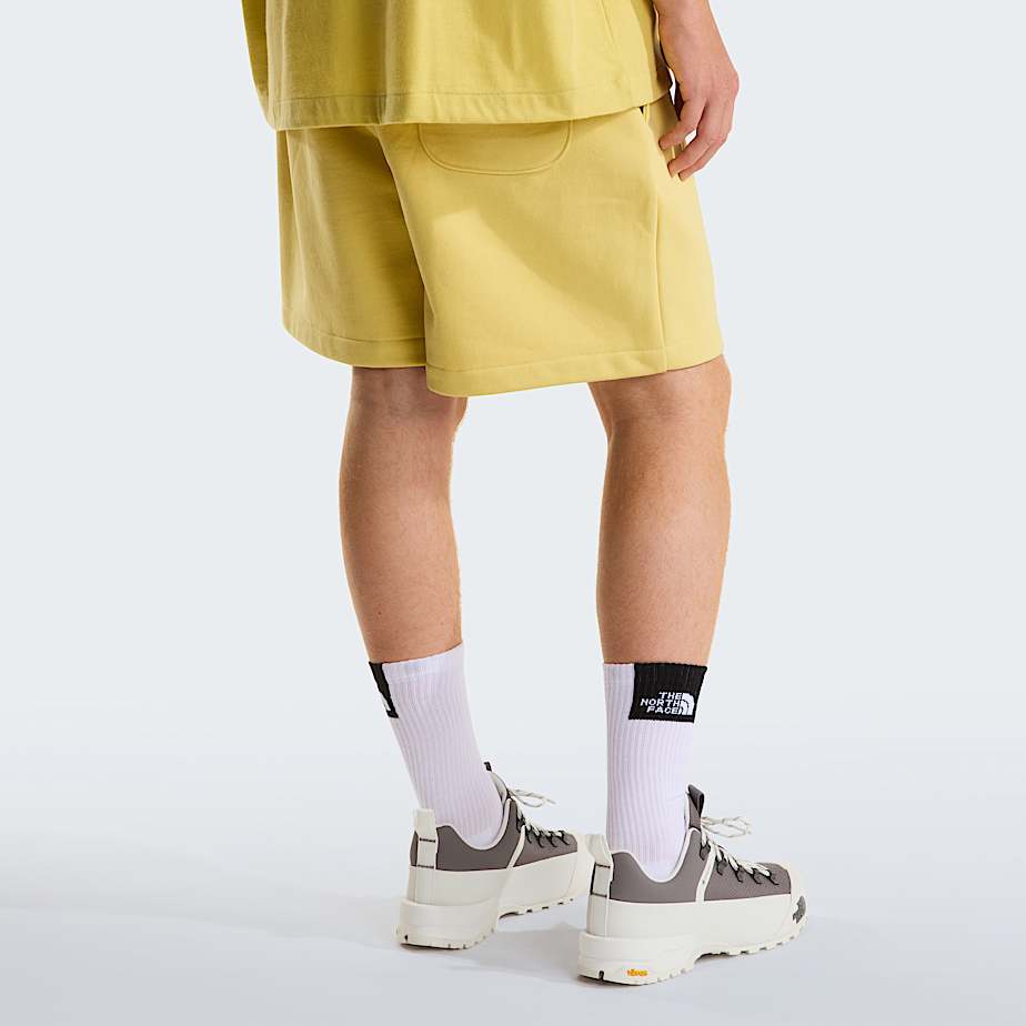 TNF Red Box Fleece Shorts Unisex TNF Honeyed Sand ALT9