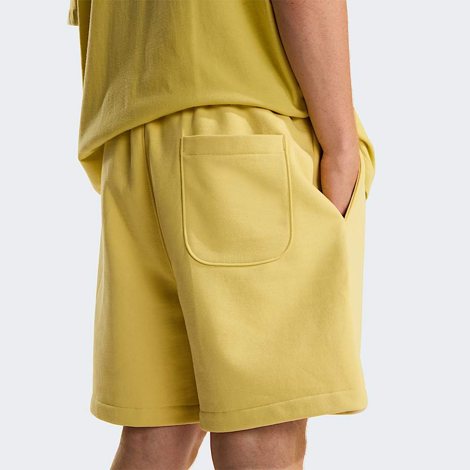 TNF Red Box Fleece Shorts Unisex TNF Honeyed Sand ALT11