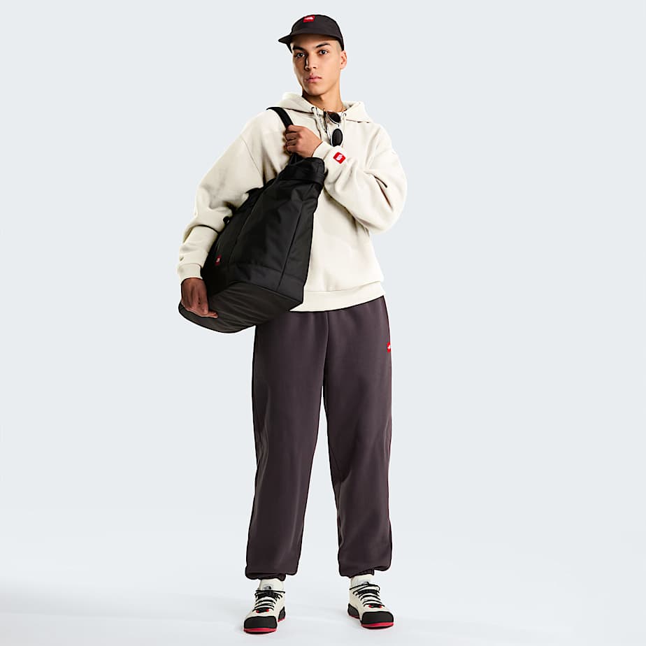 Camisola com capuz Red Box unissexo TNF White Dune ALT2