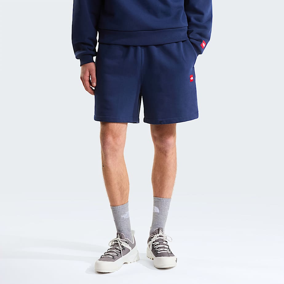 Unisex TNF Red Box Fleece Shorts TNF ALT1