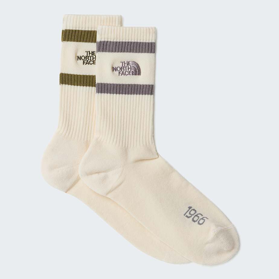 Everyday Heritage Stripe Crew Socks TNF HERO
