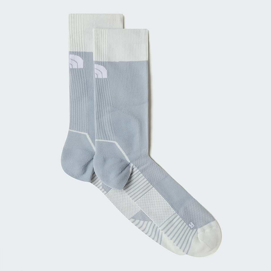 Trail Run Crew Socks TNF Frost GreyPearl Stone HERO