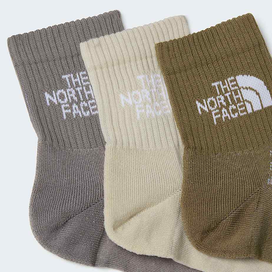 Multi Sport Cushion 14 Socks TNF Stone SlabDesert StoneCedar ALT2
