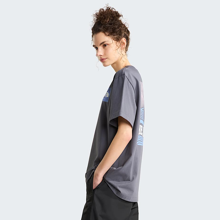 Mountain Escape relaxt geschnittenes TShirt mit Grafik Unisex TNF ALT12