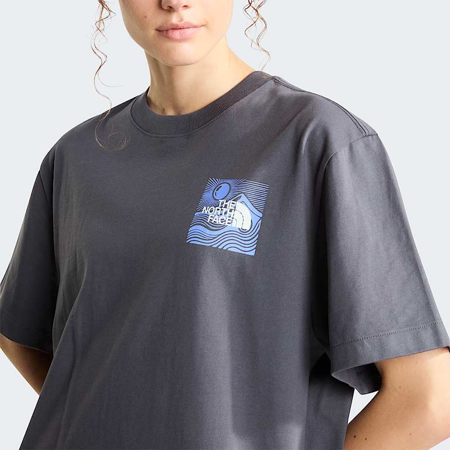 Mountain Escape relaxt geschnittenes TShirt mit Grafik Unisex TNF ALT13