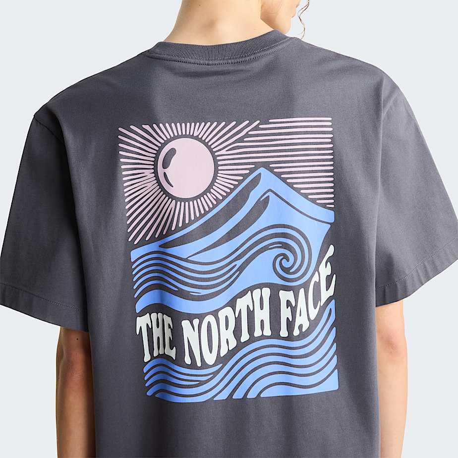 Mountain Escape relaxt geschnittenes TShirt mit Grafik Unisex TNF ALT14