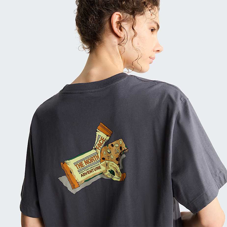 Unisex TNF Snack Relaxed Graphic TShirt TNF Anthracite Grey ALT14