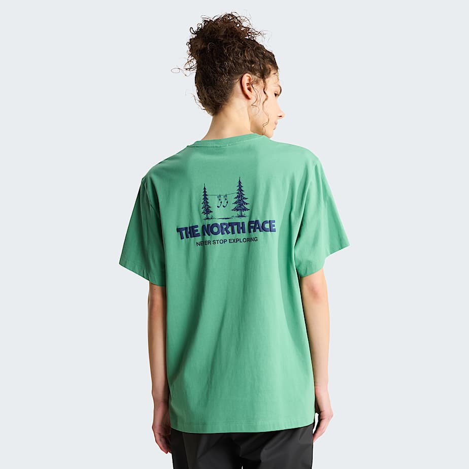 Tshirt dcontract graphique Camping unisexe TNF Dimmed Algae ALT9